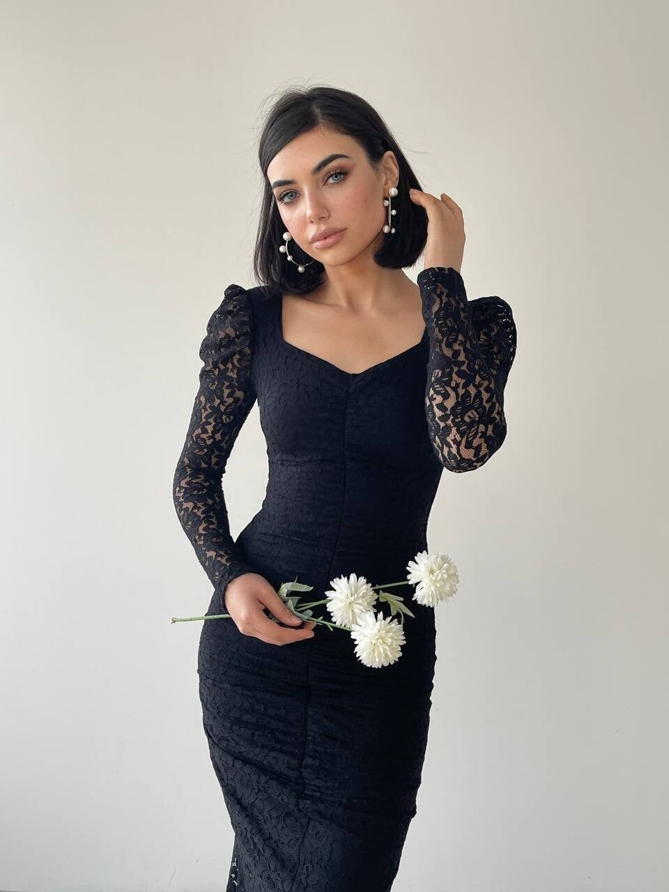 Darling Midi Lace Dress