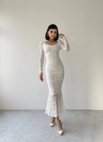 Darling Midi Lace Dress