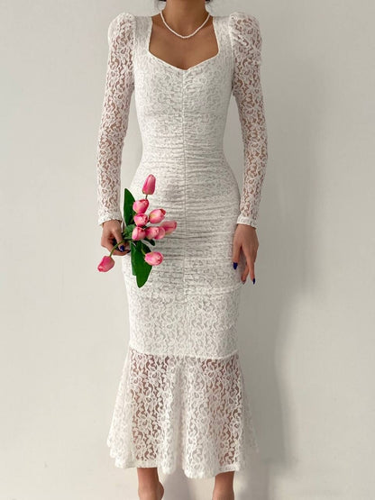 Darling Midi Lace Dress