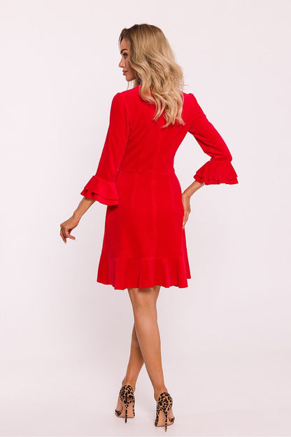 Daydress Cotton Petal Half-Sleeve Dress