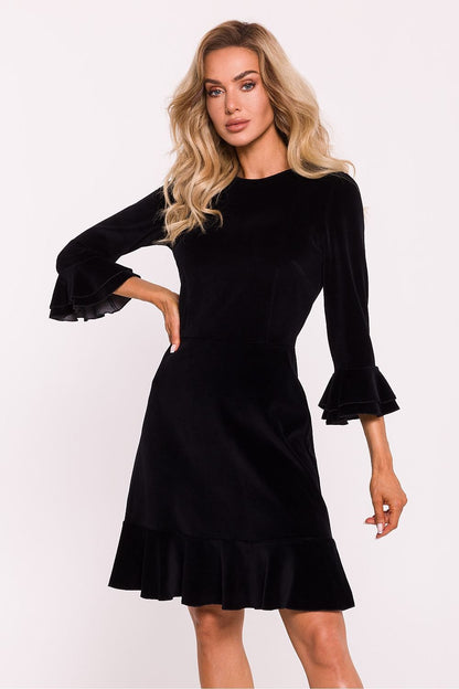 Daydress Cotton Petal Half-Sleeve Dress