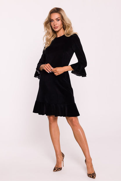 Daydress Cotton Petal Half-Sleeve Dress