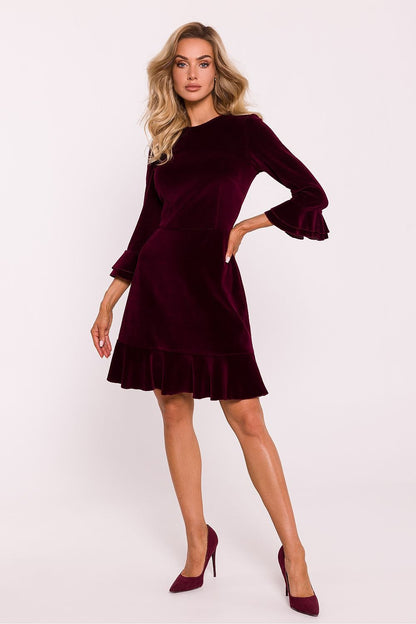 Daydress Cotton Petal Half-Sleeve Dress